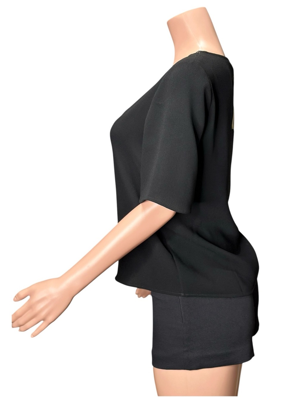 SÉZANE Sylla Blouse, Black, FR34/US2 - Picture 4 of 8